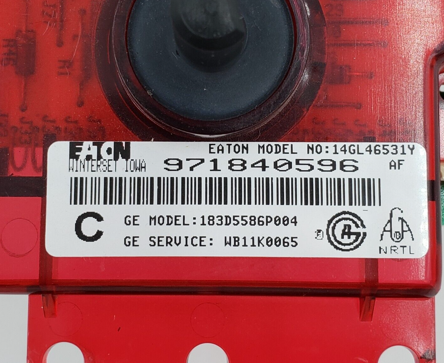 Genuine GE Range Control 183D5586P004 Board Same Day Shipping & 60 Days Warranty