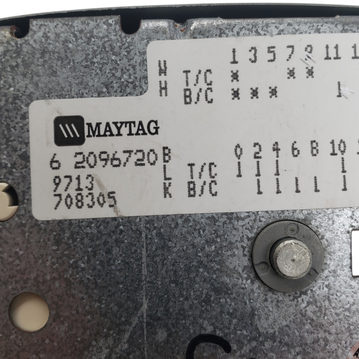 Genuine Whirlpool Washer Timer 2096720 **Same Day Shipping & 60 Days Warranty***