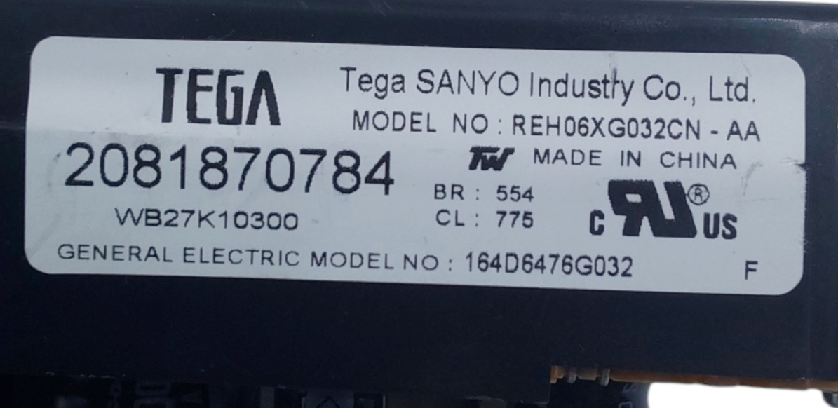Genuine GE Range Control Board 164D6476G032 Same Day Shipping & 60 Days Warranty