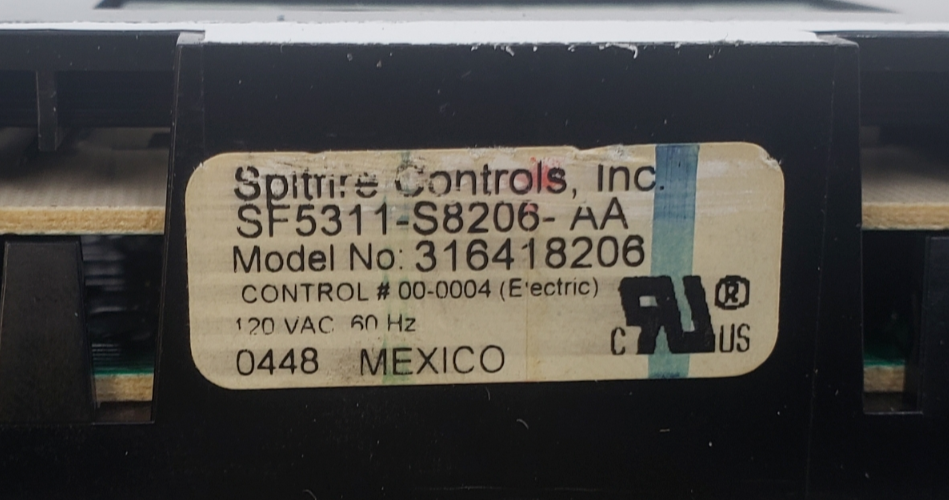 Genuine Kenmore Range Control Board 316418206 Same Day Ship & 60 Days Warranty