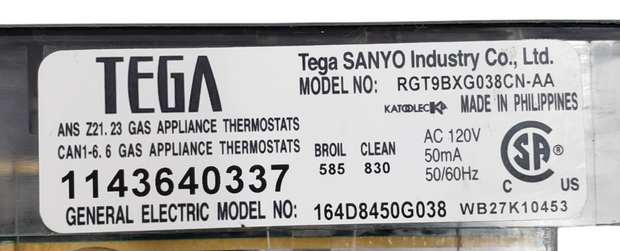 Genuine GE Oven Control Board 164D8450G038 Same Day Shipping & 60 Days Warranty*