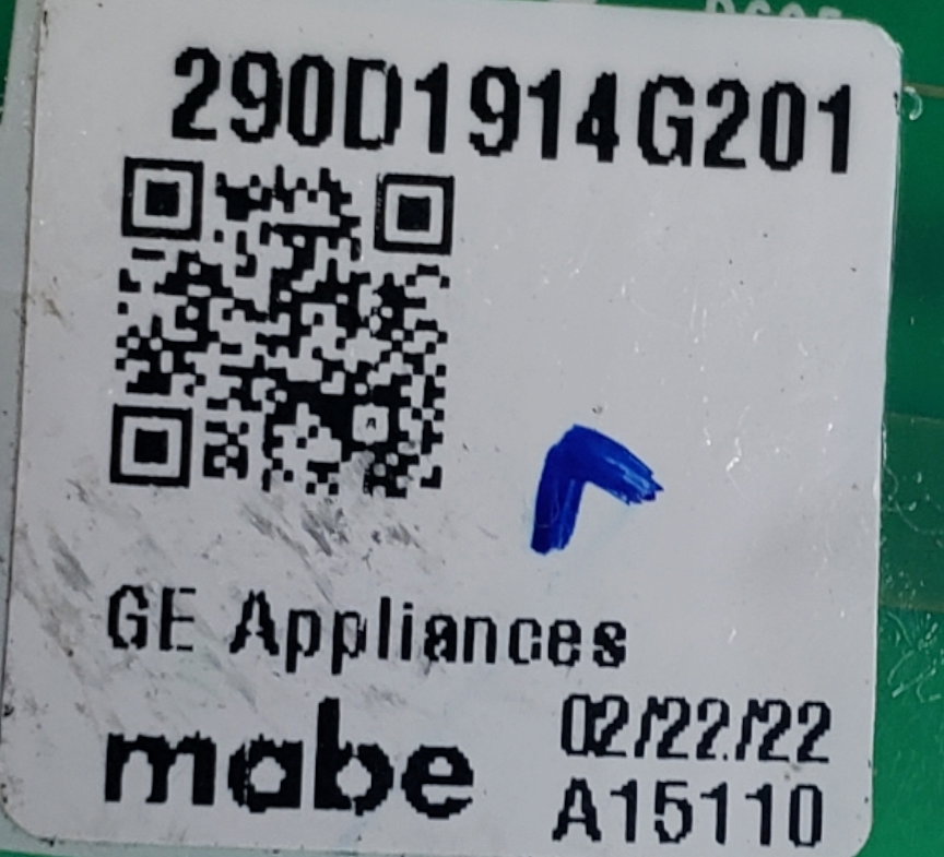 New GE Washer User Control Board 290D1914G201 *Same Day Ship & 60 Days Warranty*