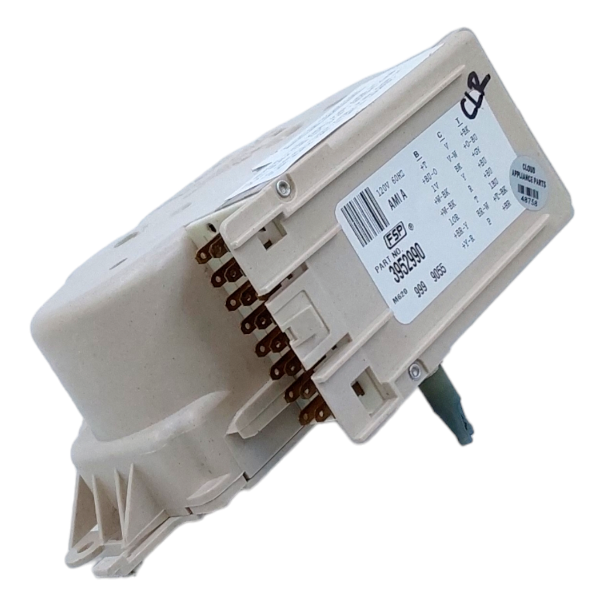 Genuine Whirlpool Timer Washing Machine 3952990 Same Day Ship & 60 Days Warranty