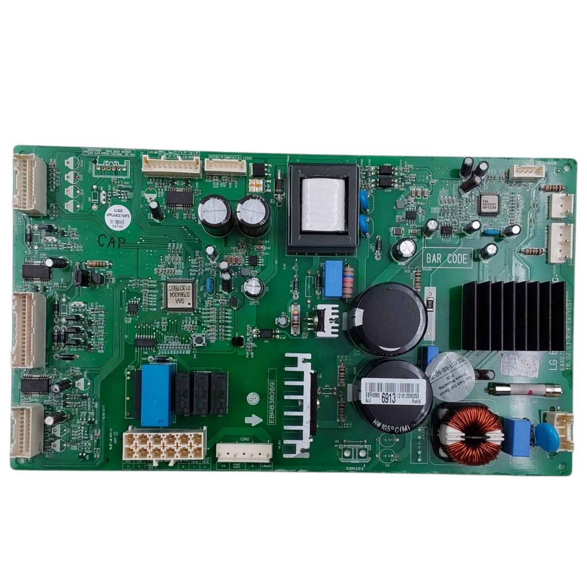 LG Genuine Fridge Control Board EBR83806913 Same Day Shipping & 60 Days Warranty