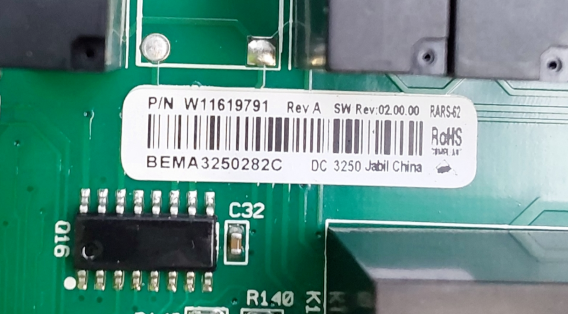 Genuine Whirlpool Fridge Control Board W11619791 Same Day Ship &60 Days Warranty