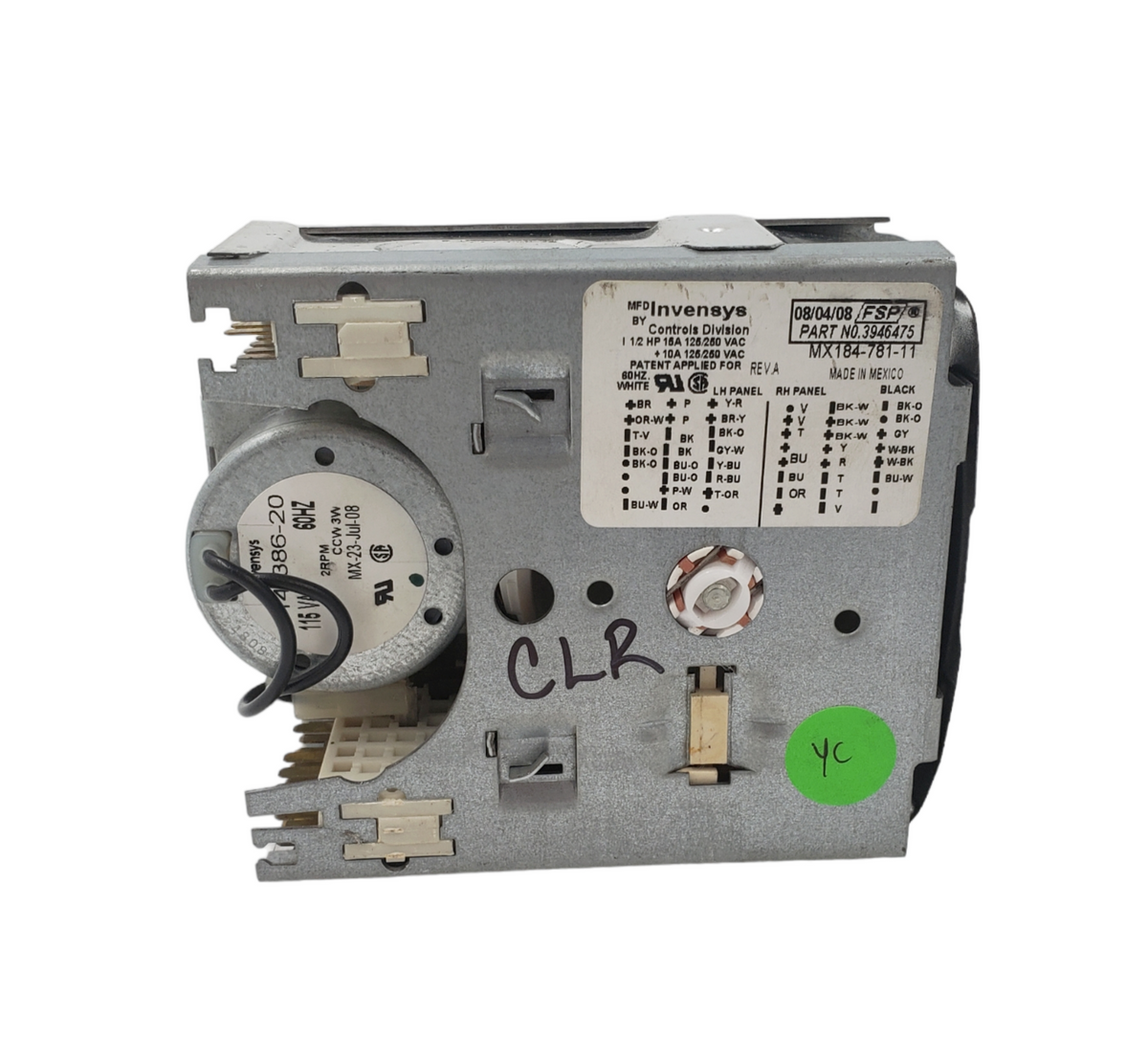 OEM Whirlpool Washer Timer Assembly 3946475 Same Day Shipping & 60 Days Warranty