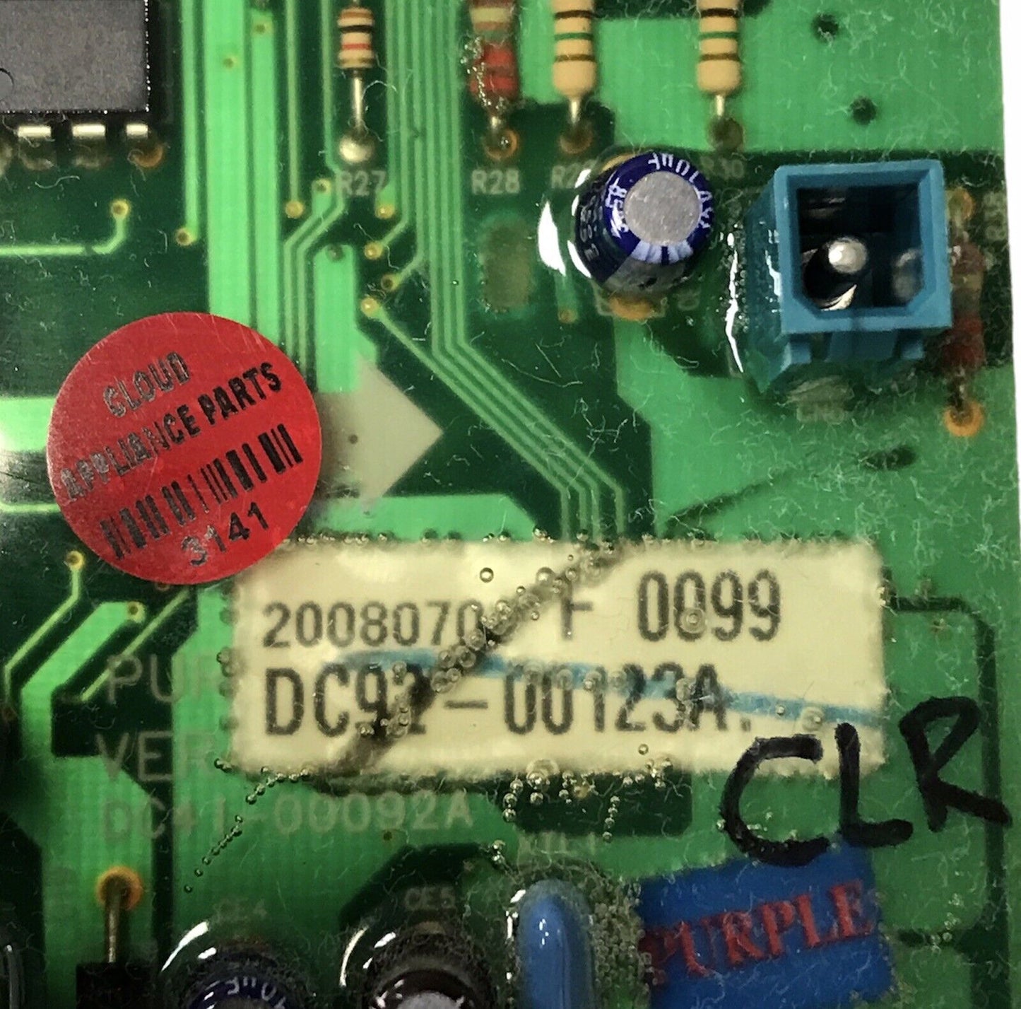 Genuine Samsung Dryer Control Board DC92-00123A Same Day Ship & 60 Days Warranty