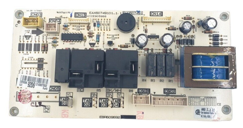 Genuine LG Range Control Board EBR60969206 Same Day Shipping & 60 Days Warranty*