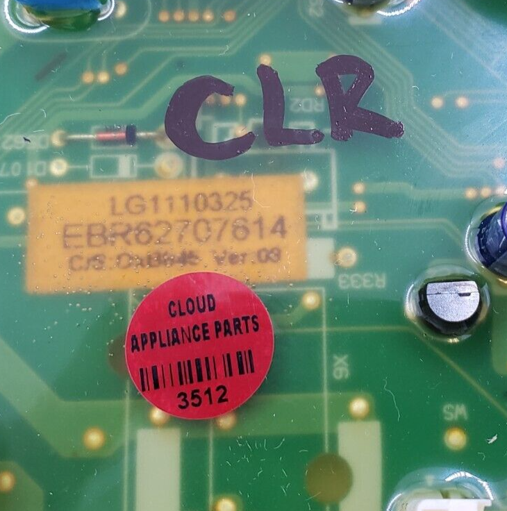 Genuine LG Dryer Control Board EBR62707614 Same Day Shipping & *60 Days Warranty