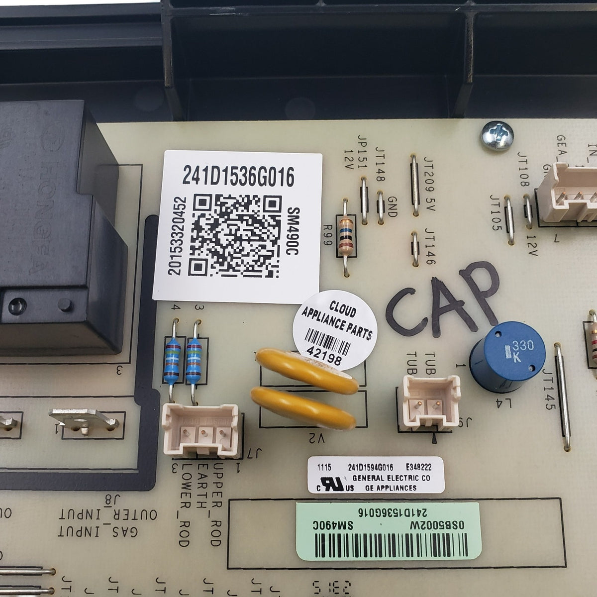GE Genuine Washer Control Board 241D1536G016 **Same Day Ship & 60 Days Warranty*