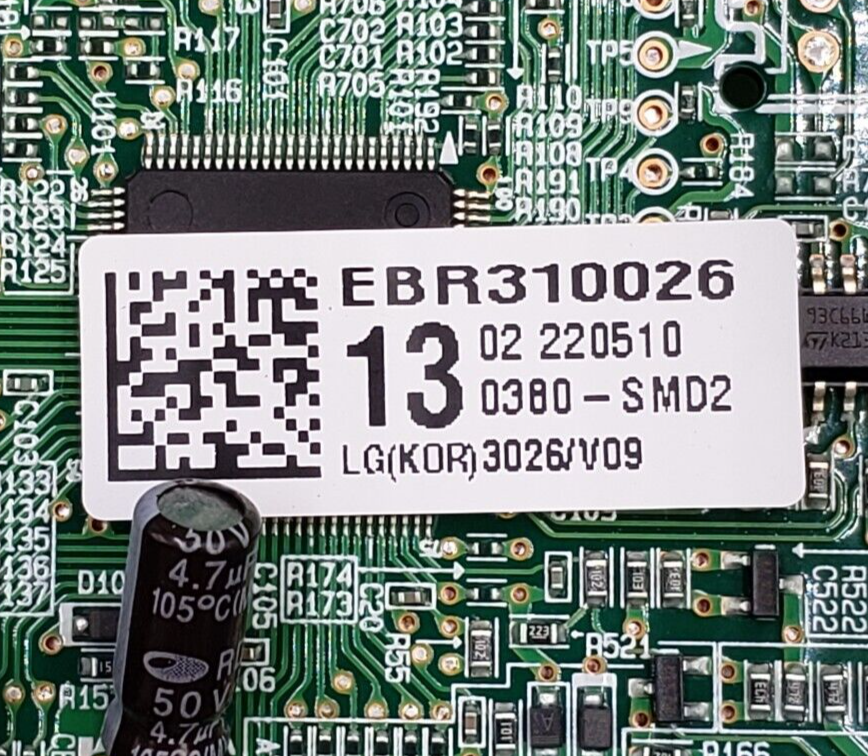 Genuine LG Dryer Control Board EBR31002613 Same Day Shipping & 60 Days Warranty*